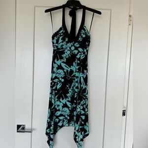 Love Tease Black and Teal Dress